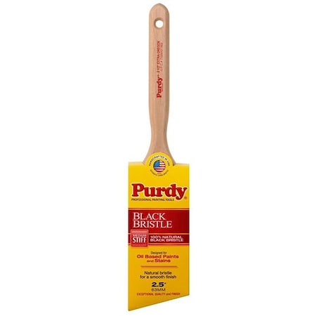 Purdy 2-1/2" Angle Sash Black China Bristle, Paint Brush, Wood Handle 144116025